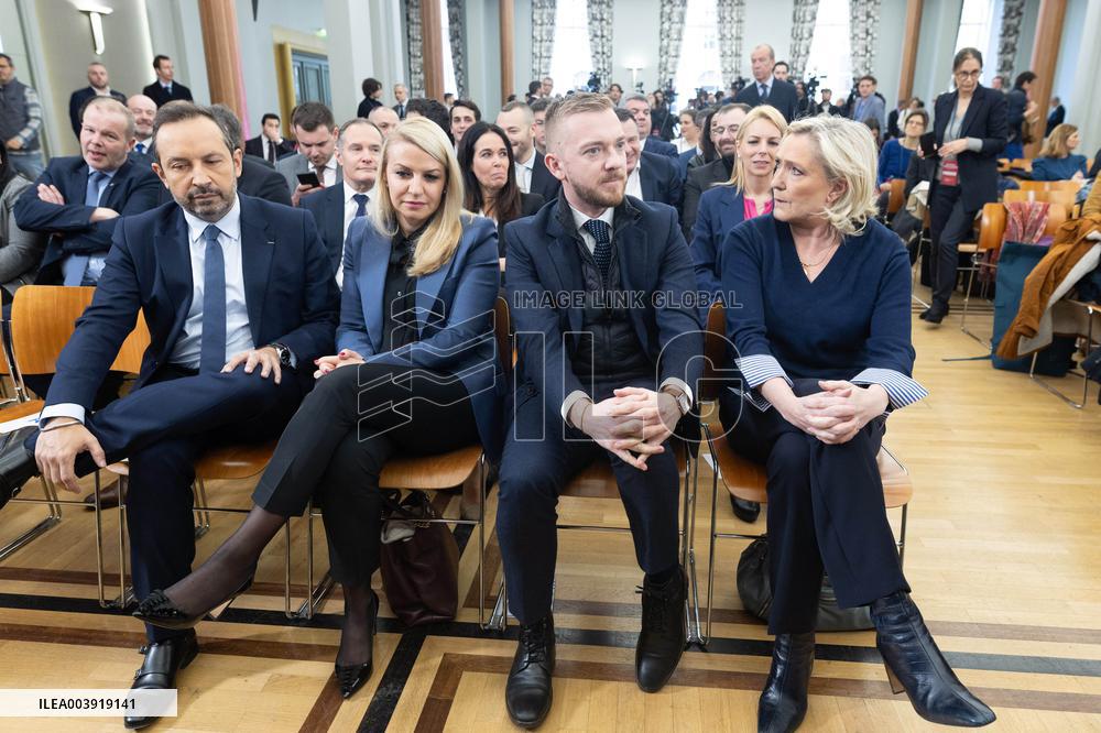 Rassemblement National New Year Greetings - Paris