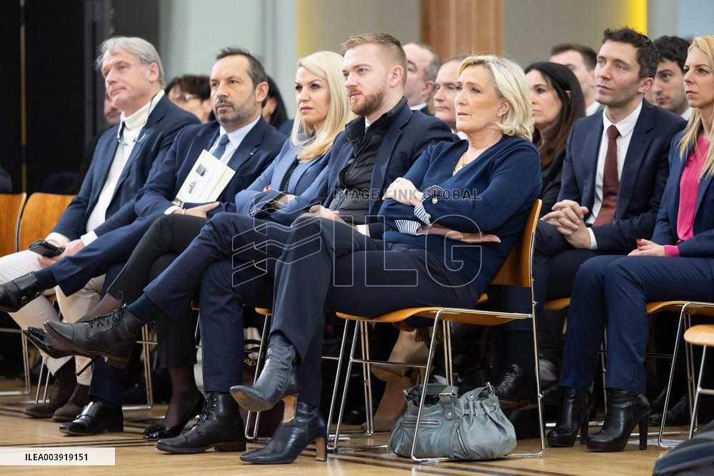 Rassemblement National New Year Greetings - Paris