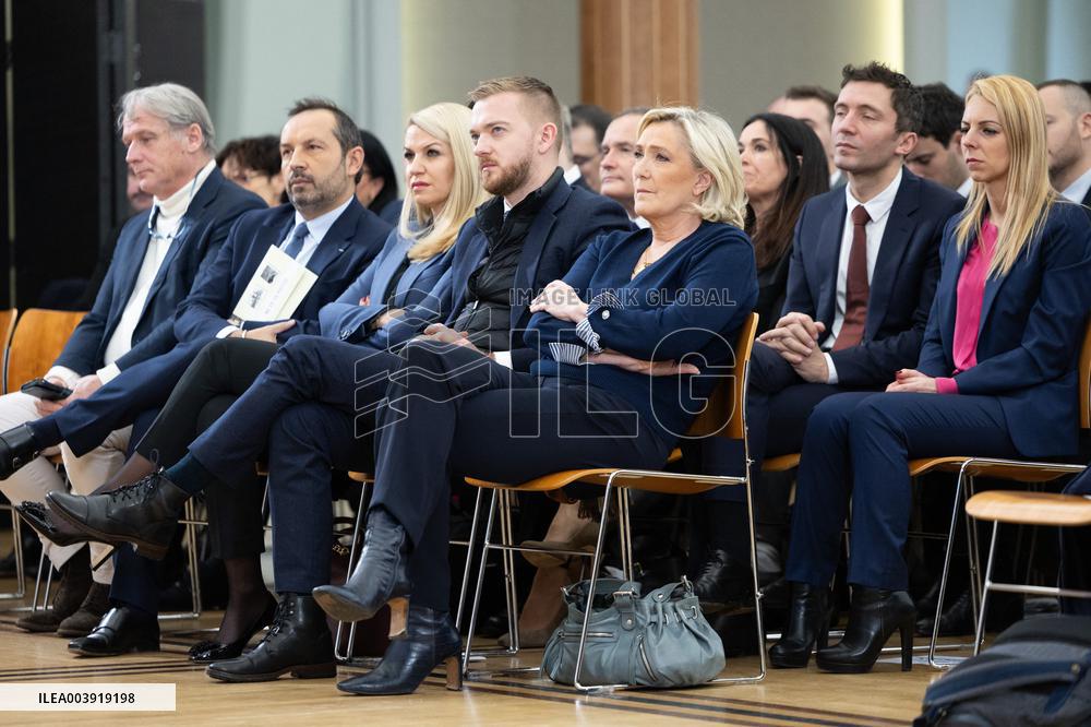 Rassemblement National New Year Greetings - Paris