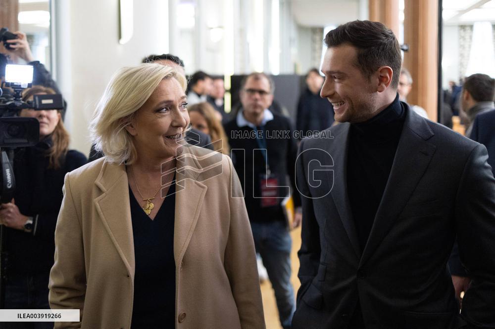 Rassemblement National New Year Greetings - Paris