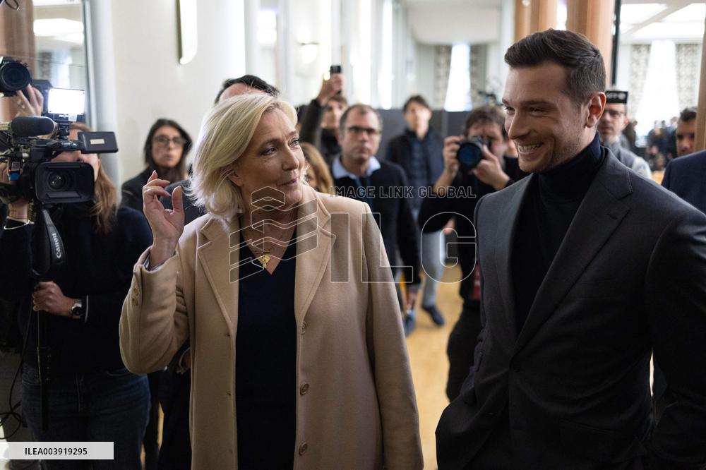 Rassemblement National New Year Greetings - Paris