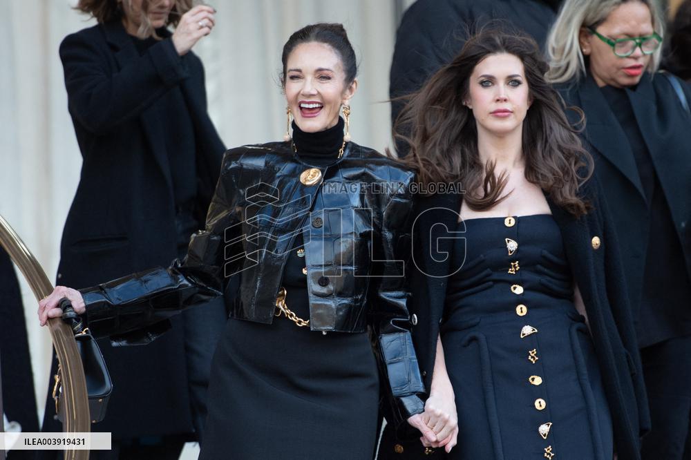 PFW Schiaparelli Arrivals