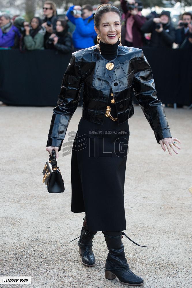 PFW Schiaparelli Arrivals