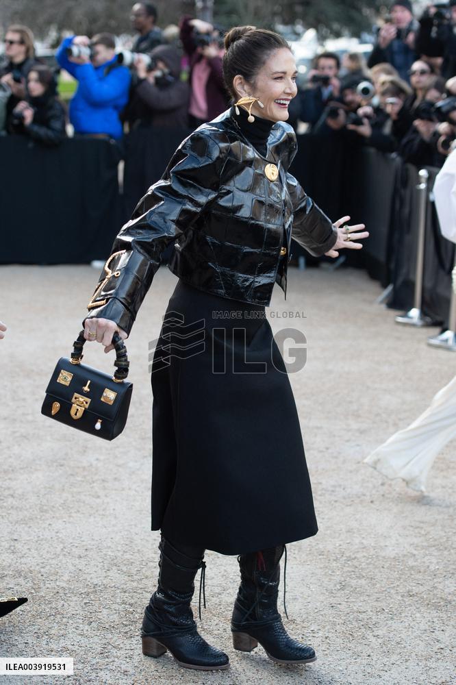 PFW Schiaparelli Arrivals