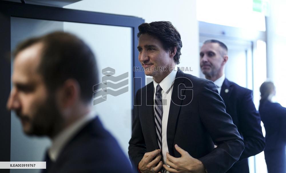 Justin Trudeau Meets with Polish President Andrzej Duda in Auschwitz