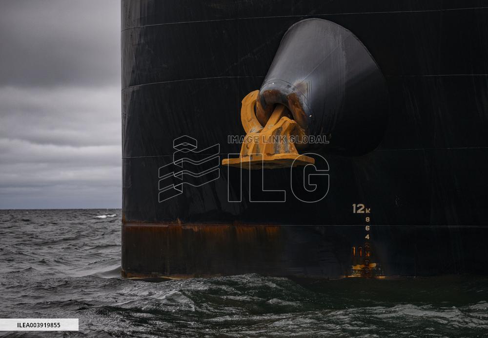 CARGO SHIP VEZHEN STOPPED OUTSIDE KARLSKRONA