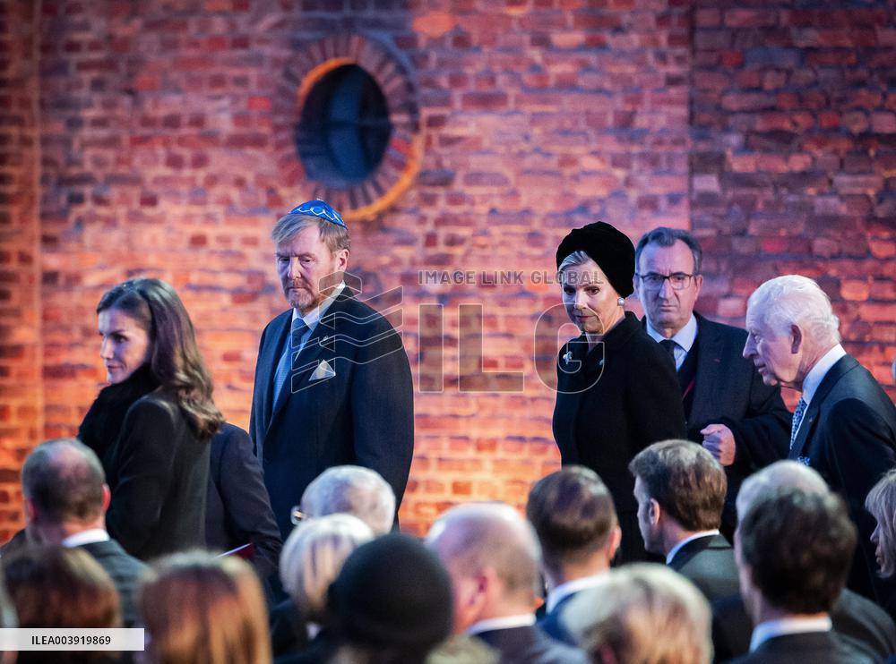 Royals At 80th Anniversary Of Auschwitz Liberation - Poland