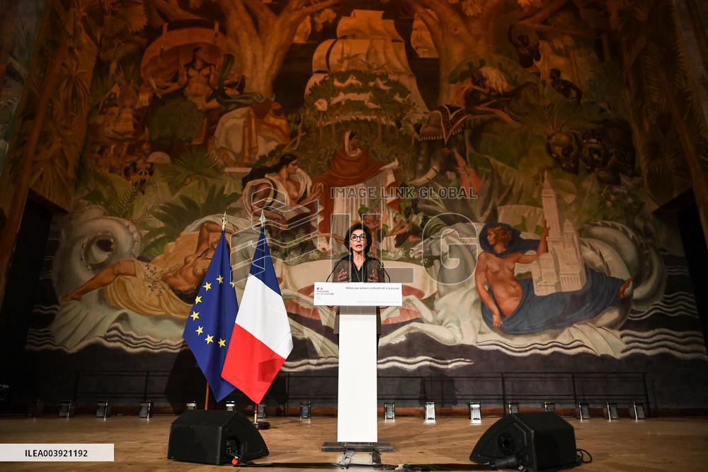 Rachida Dati New Year greetings speech in Paris FA