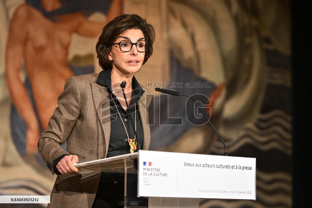 Rachida Dati New Year greetings speech in Paris FA