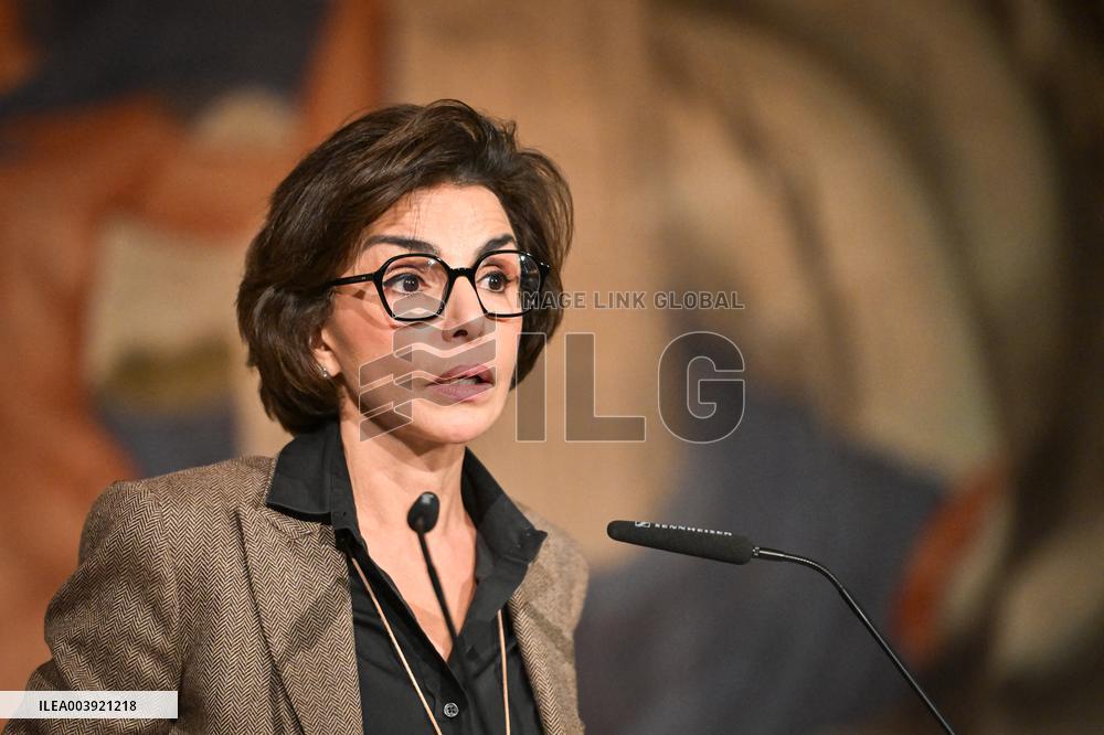 Rachida Dati New Year greetings speech in Paris FA