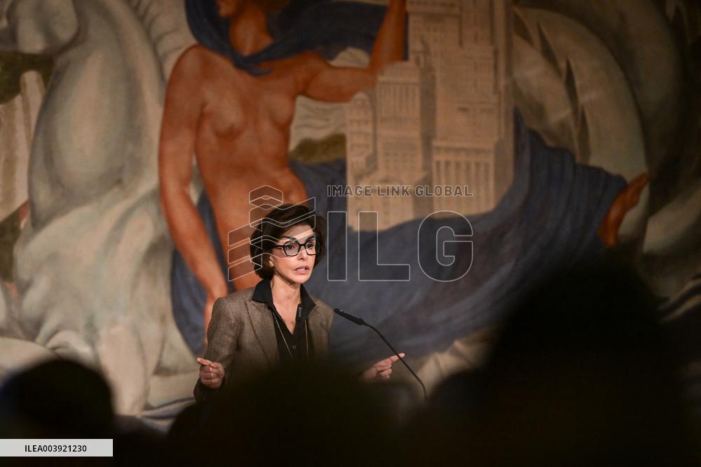 Rachida Dati New Year greetings speech in Paris FA