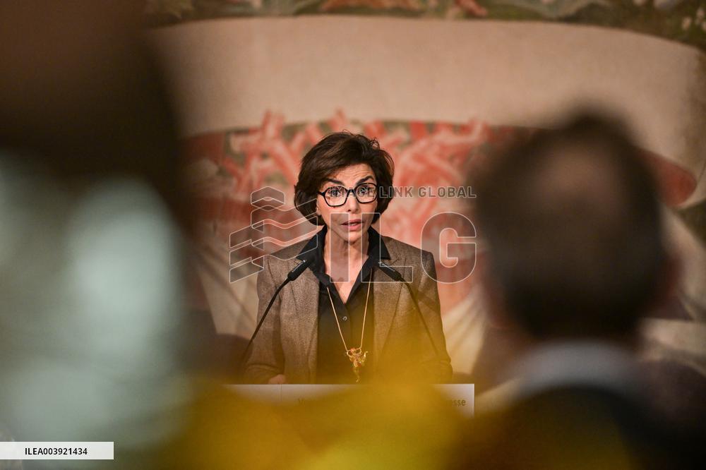 Rachida Dati New Year greetings speech in Paris FA