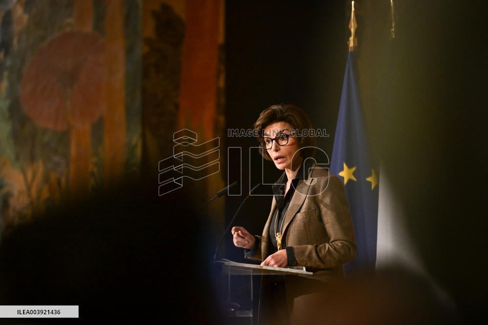 Rachida Dati New Year greetings speech in Paris FA