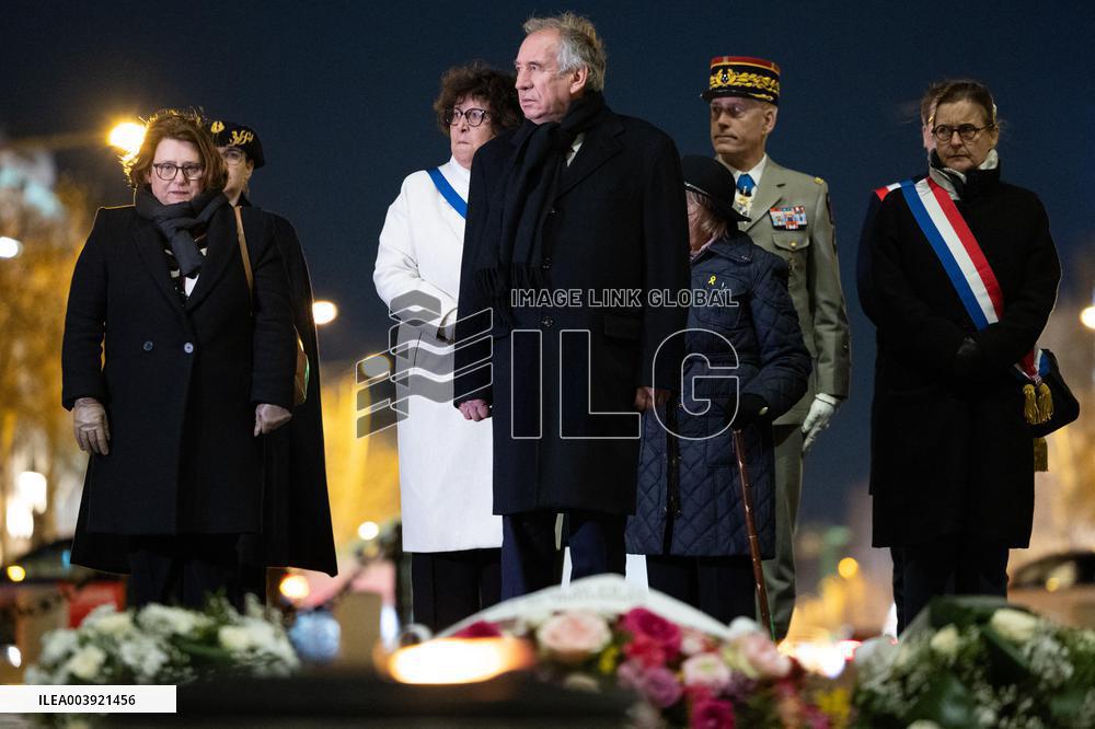 Ceremony for the 80th anniversary of the liberation of the Auschwitz extermination camp - Paris
