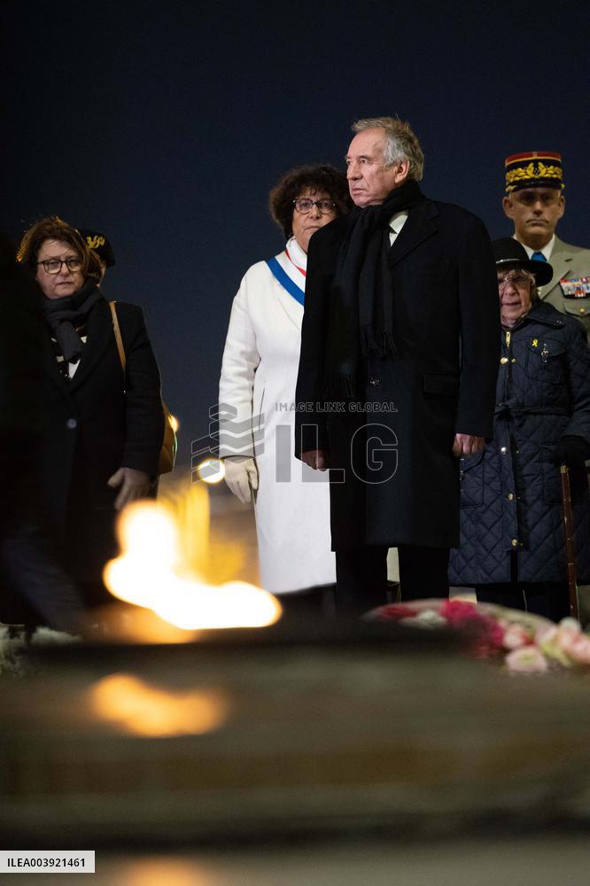 Ceremony for the 80th anniversary of the liberation of the Auschwitz extermination camp - Paris