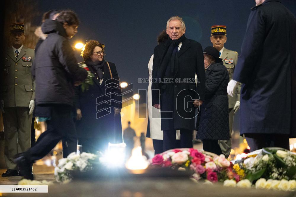 Ceremony for the 80th anniversary of the liberation of the Auschwitz extermination camp - Paris