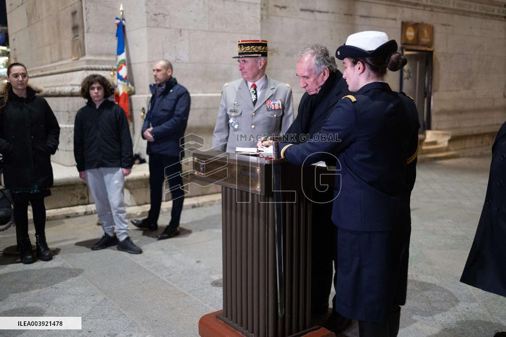 Ceremony for the 80th anniversary of the liberation of the Auschwitz extermination camp - Paris