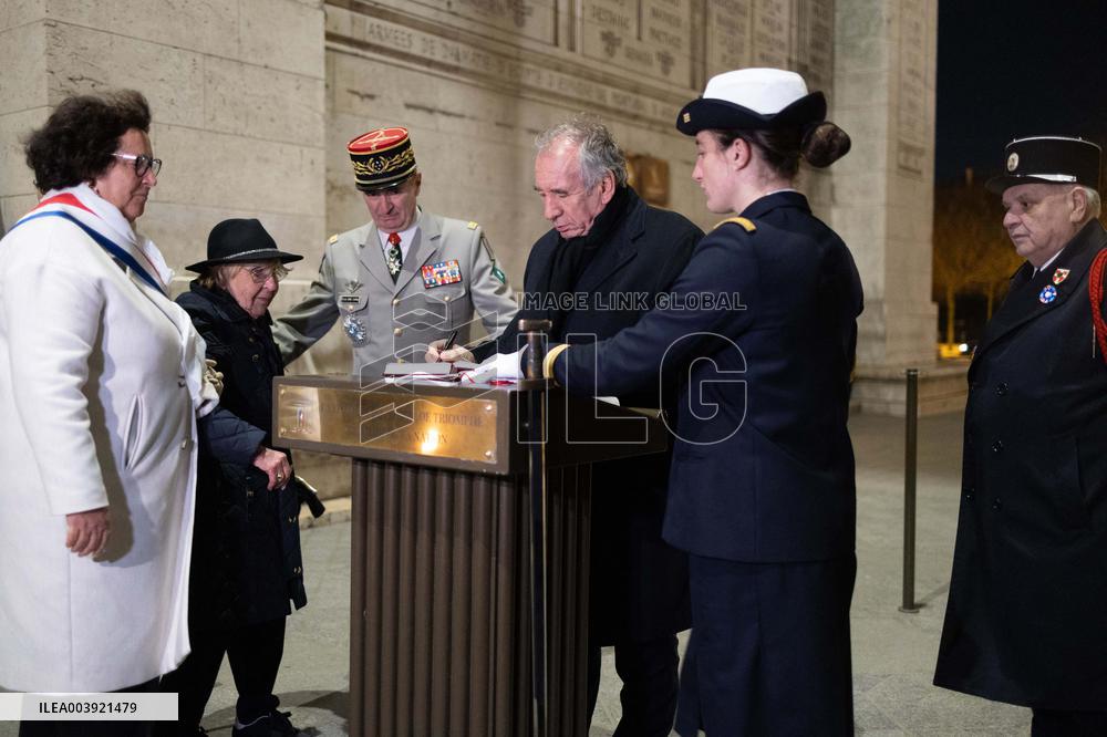 Ceremony for the 80th anniversary of the liberation of the Auschwitz extermination camp - Paris