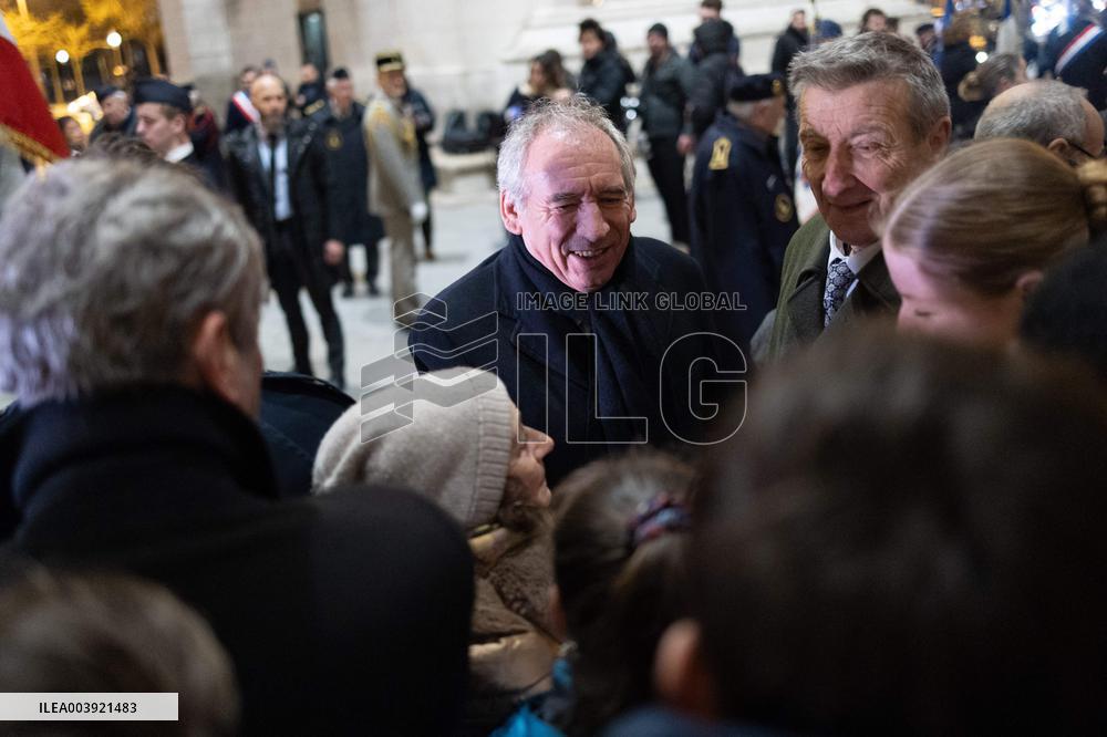 Ceremony for the 80th anniversary of the liberation of the Auschwitz extermination camp - Paris