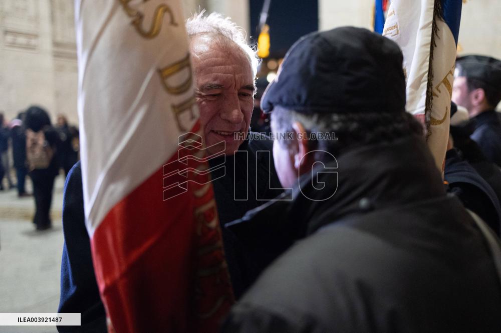 Ceremony for the 80th anniversary of the liberation of the Auschwitz extermination camp - Paris