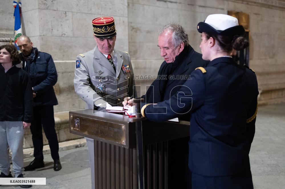 Ceremony for the 80th anniversary of the liberation of the Auschwitz extermination camp - Paris