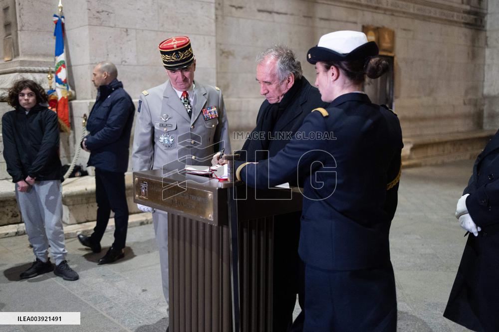 Ceremony for the 80th anniversary of the liberation of the Auschwitz extermination camp - Paris