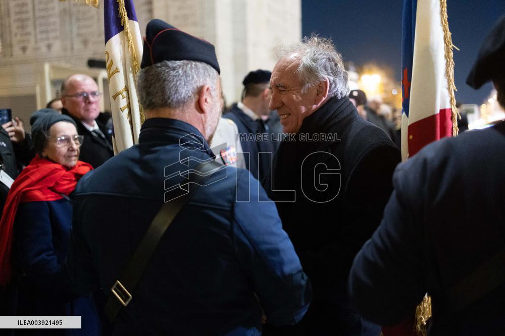 Ceremony for the 80th anniversary of the liberation of the Auschwitz extermination camp - Paris