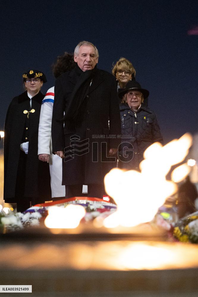 Ceremony for the 80th anniversary of the liberation of the Auschwitz extermination camp - Paris