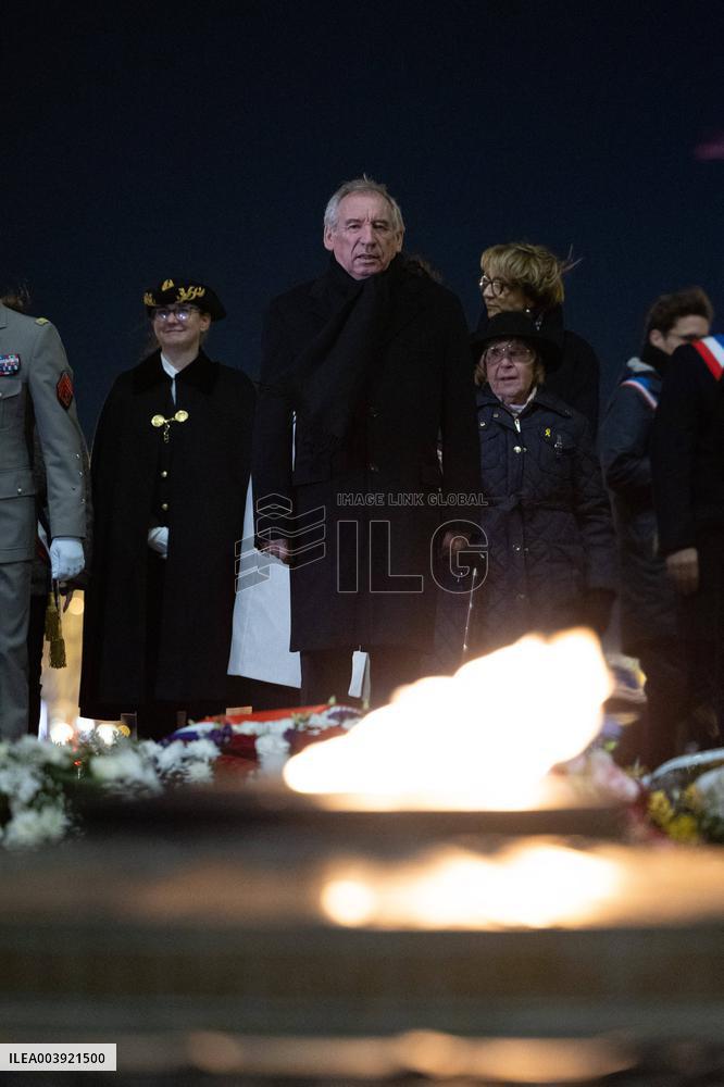 Ceremony for the 80th anniversary of the liberation of the Auschwitz extermination camp - Paris