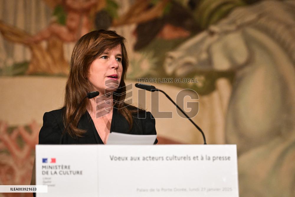 Rachida Dati New Year greetings speech in Paris FA