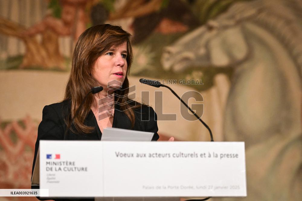 Rachida Dati New Year greetings speech in Paris FA