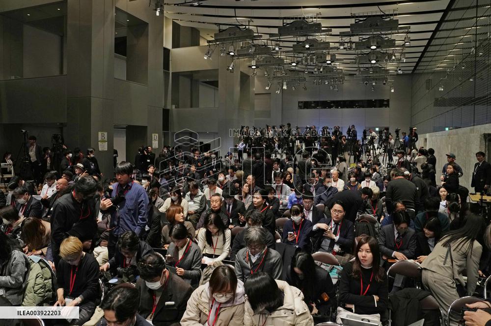 Fuji TV press conference