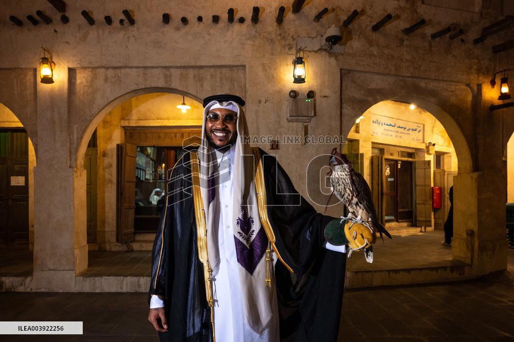 Basketball Legend Carmelo Anthony Launches 2027 World Cup - Doha