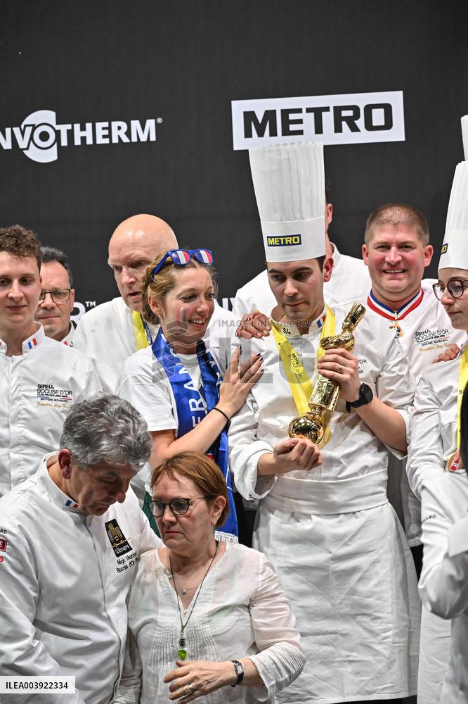 Team France With Paul Marcon Wins 1St Prize During The Bocuse D Or Finale - Lyon