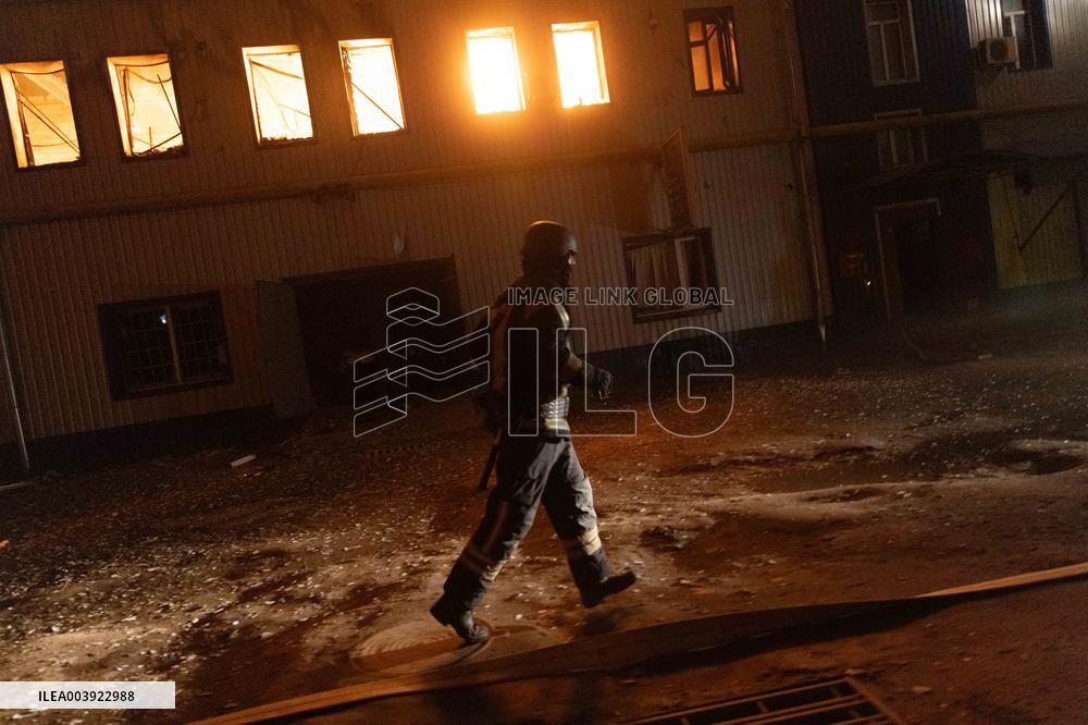 Russian Strike Civilian company With Drone - Kharkiv