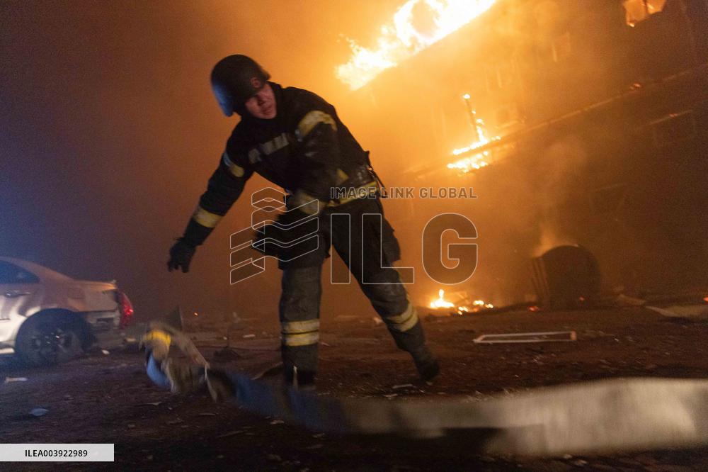 Russian Strike Civilian company With Drone - Kharkiv