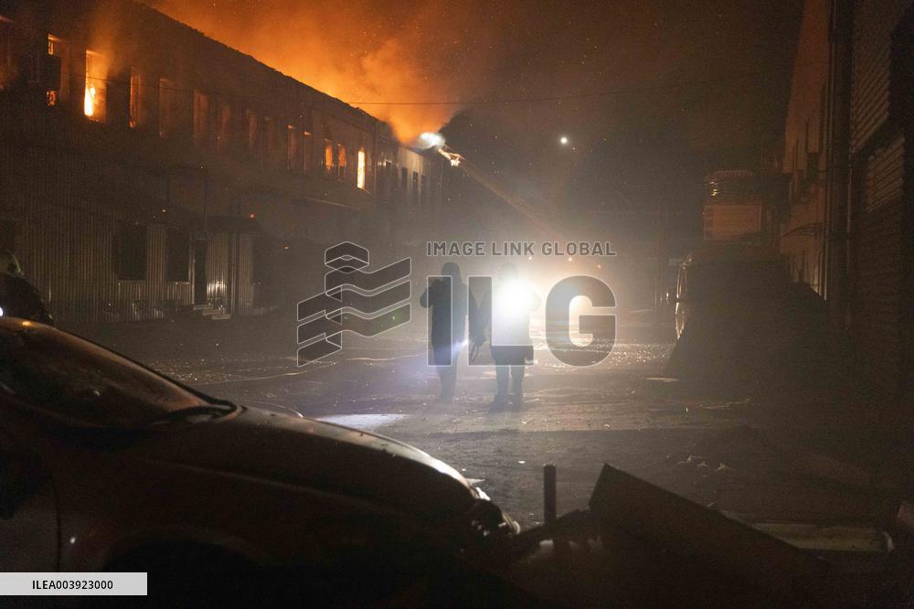 Russian Strike Civilian company With Drone - Kharkiv