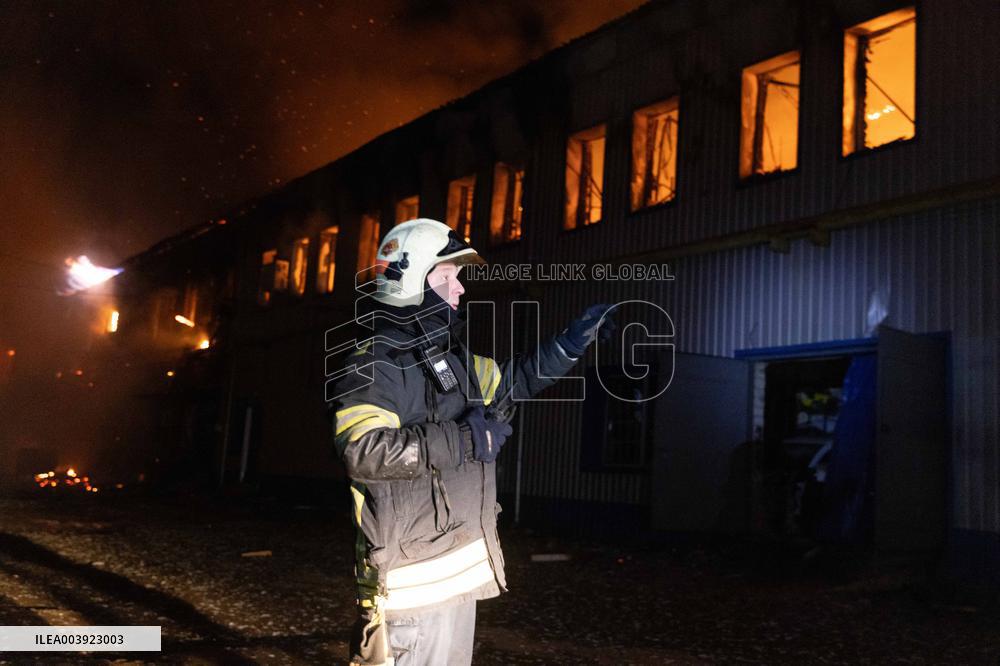 Russian Strike Civilian company With Drone - Kharkiv