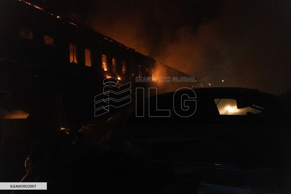 Russian Strike Civilian company With Drone - Kharkiv