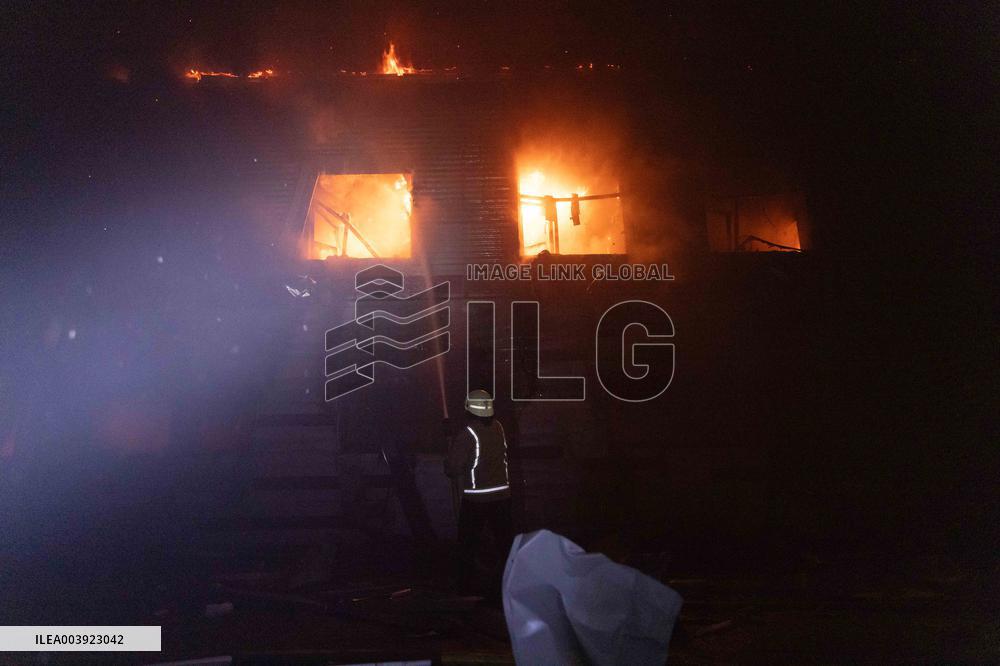 Russian Strike Civilian company With Drone - Kharkiv