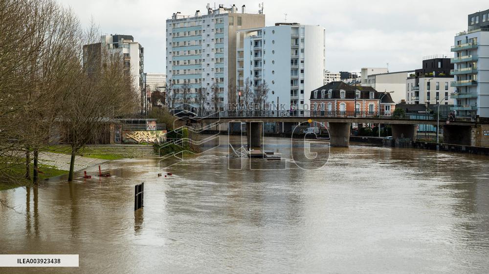Rennes Hit By Historic Flooding