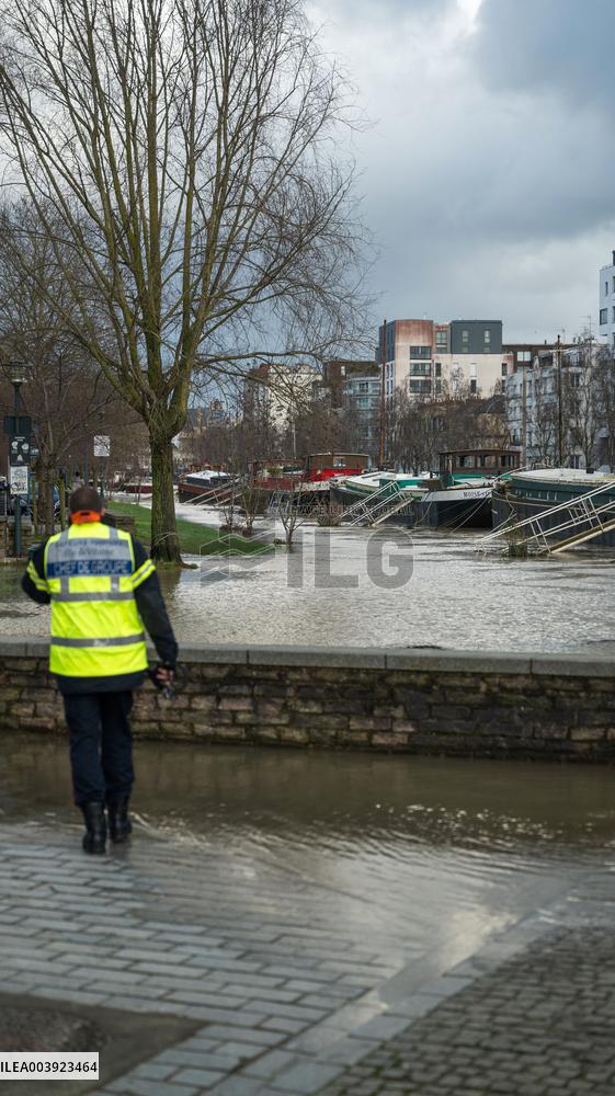 Rennes Hit By Historic Flooding