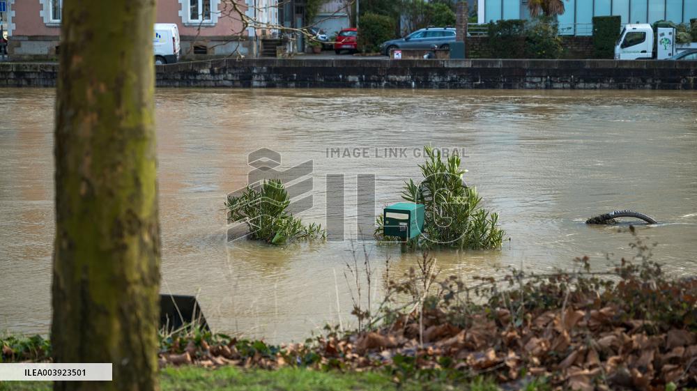 Rennes Hit By Historic Flooding