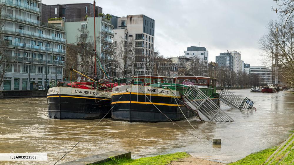 Rennes Hit By Historic Flooding
