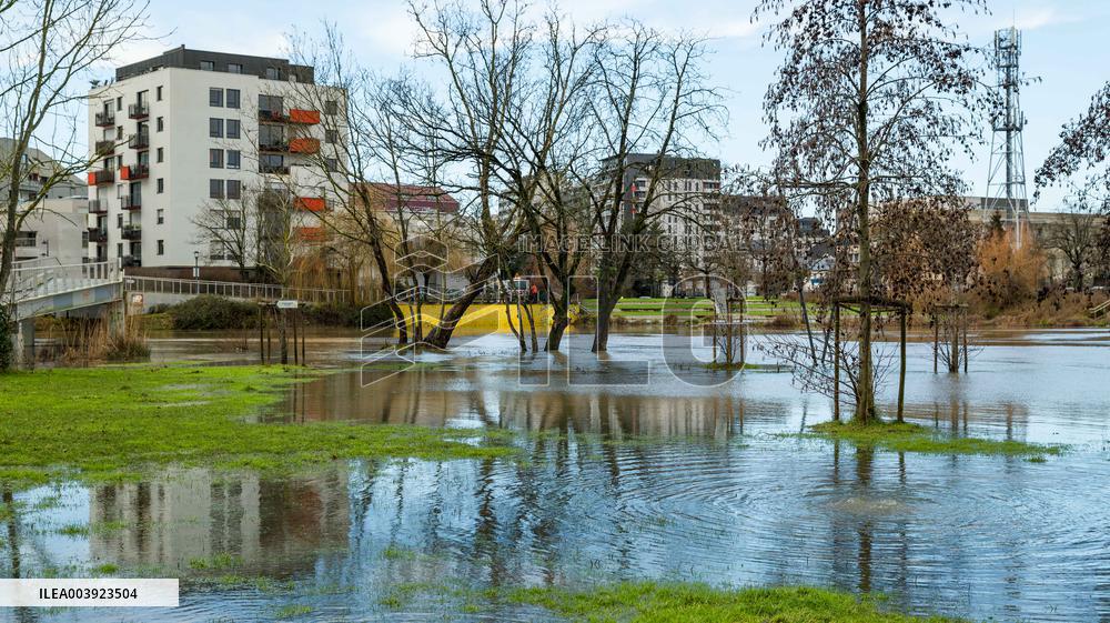 Rennes Hit By Historic Flooding