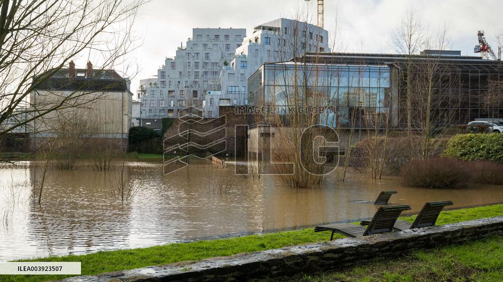 Rennes Hit By Historic Flooding