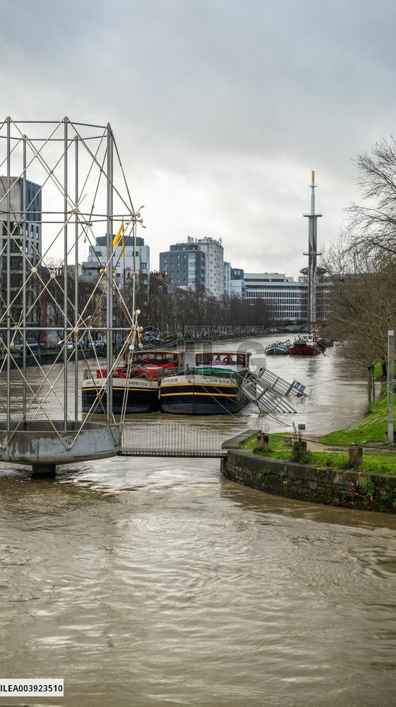 Rennes Hit By Historic Flooding