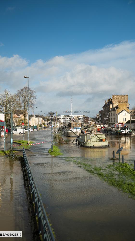 Rennes Hit By Historic Flooding