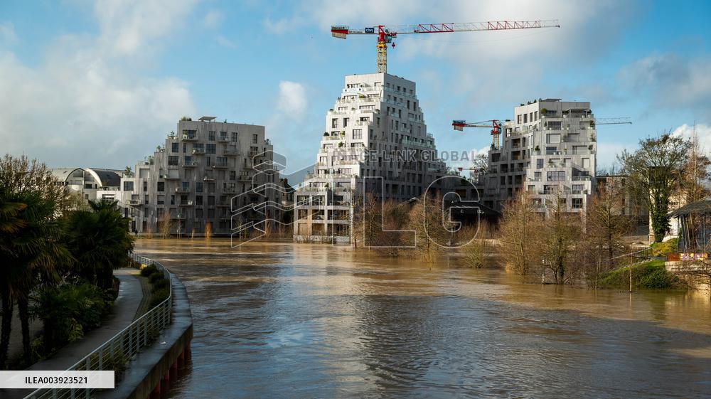 Rennes Hit By Historic Flooding