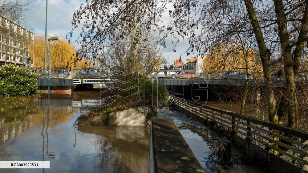 Rennes Hit By Historic Flooding